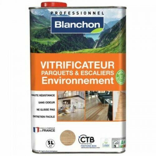 Vitrificateur Parquet bois Environnement BLANCHON 5 litres Satiné